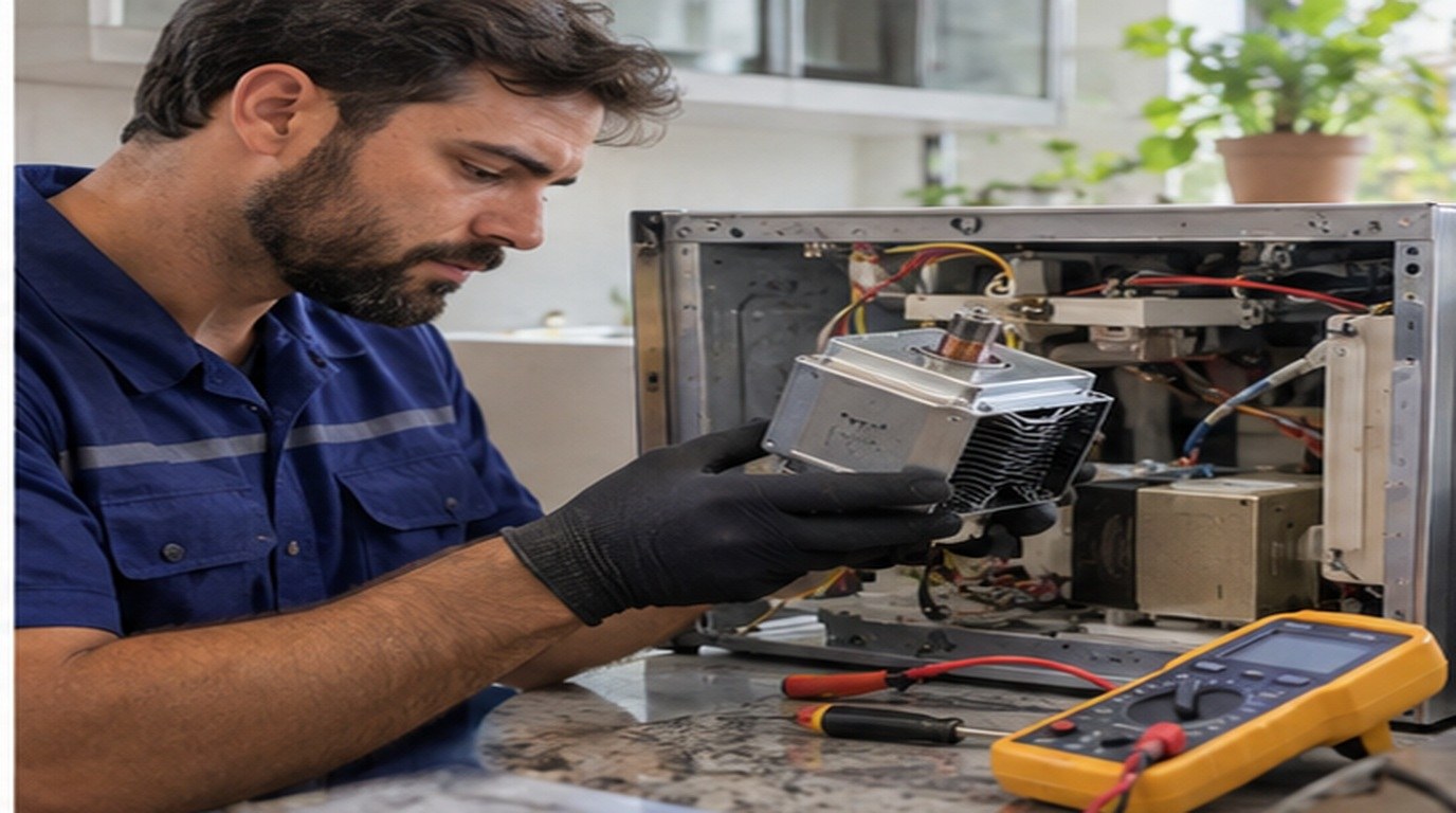 Conserto de micro-ondas em Americana‑SP: troca do magnetron