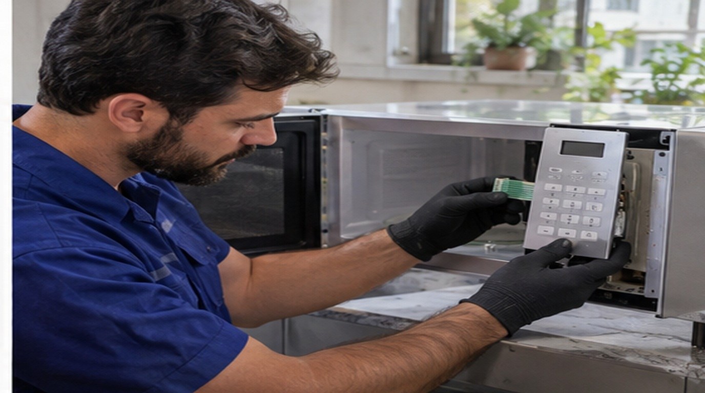 Conserto de micro-ondas em Americana‑SP: troca da membrana e do painel